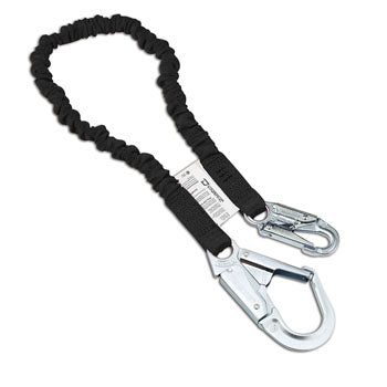 DSI/PIP FP758136 6' "DYNA-YARD" Energy Absorbing Lanyard with Double Locking Snap & Rebar Hook