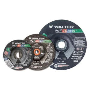 Flexcut Spin-On Type 29S Grinding Wheels for Stainless Steel, Steel, Aluminum, Non-Ferrous Metal (Walter)