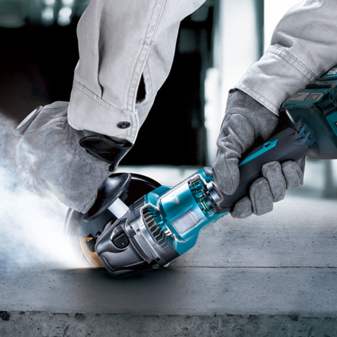 Makita GA023GZ 40V MAX XGT Li-Ion 5” Angle Grinder (Slide Switch / Variable Speed) with Brushless Motor & AWS