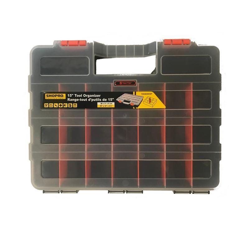 Multi-Compartment Plastic Tool Organizers