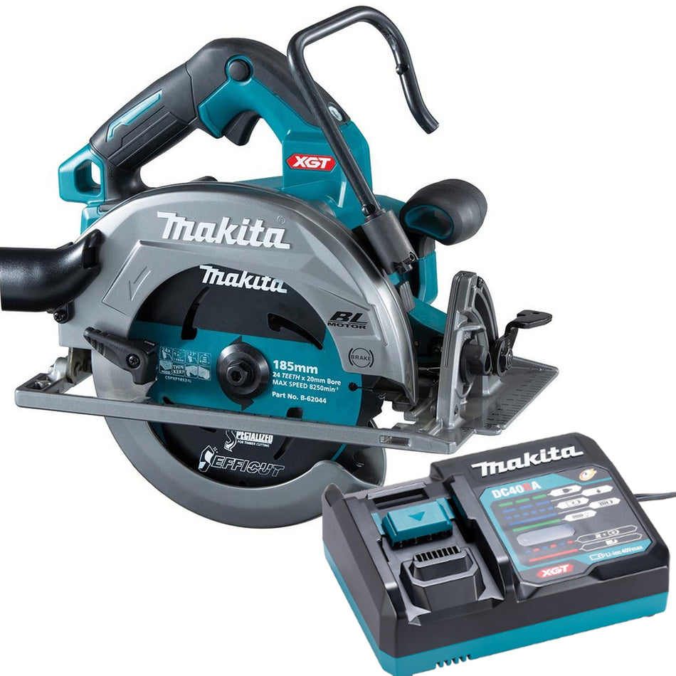 Makita HS003GM103 40V MAX XGT Li-Ion (4.0 Ah) 7-1/4” Circular Saw Kit with Brushless Motor & AWS