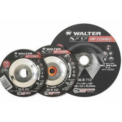 Walter HP Spin-On Combo Wheel Cutting and Grinding Wheels