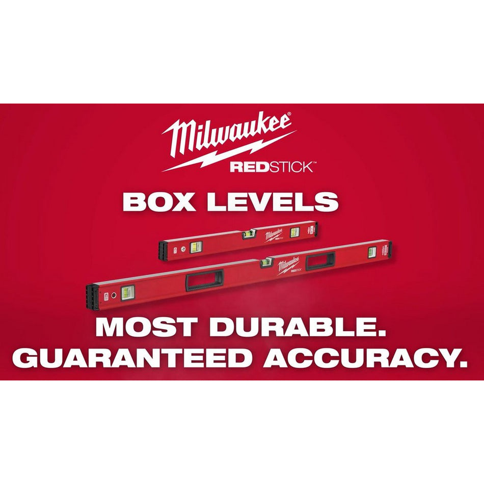 Milwaukee REDSTICK Box Levels