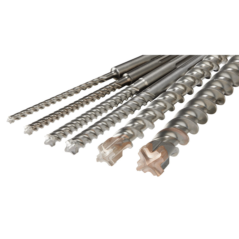 Milwaukee MX4 4-Cutter SDS MAX Rotary Hammer Drill Bits