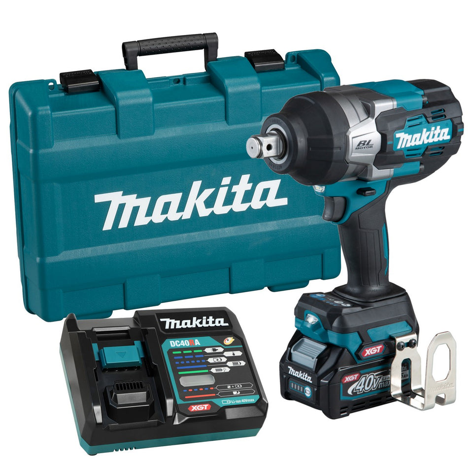 Makita TW001GM102 40V MAX XGT Li-Ion (4.0 Ah) 3/4” Impact Wrench Kit with Brushless Motor