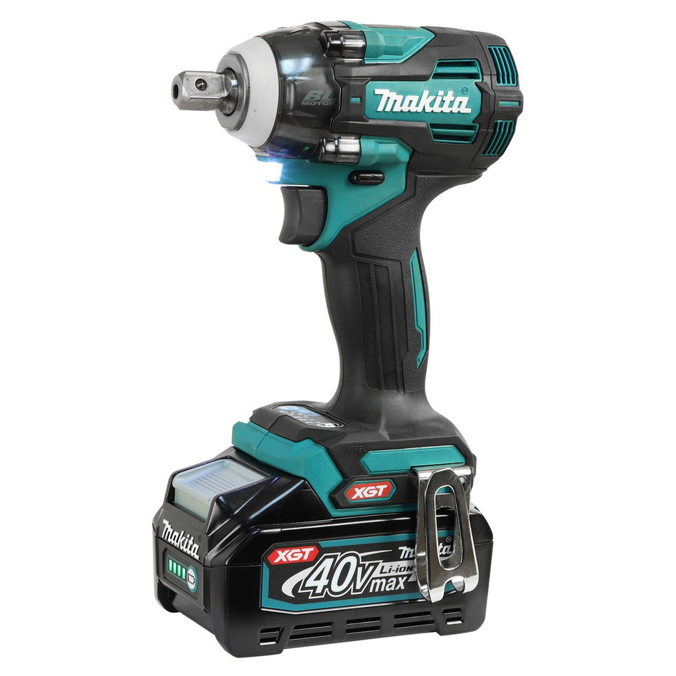 Makita TW005GM102 40V MAX XGT Li-Ion (4.0 Ah) 1/2" Impact Wrench Kit with Brushless Motor