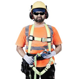 Peakworks Contractor Harness 3D Class AP Pass-Thru Buckles