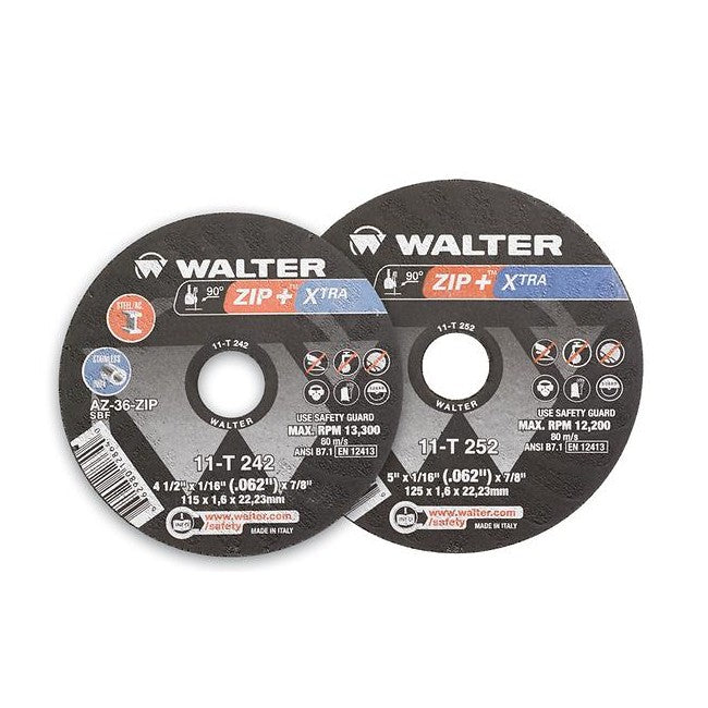 Walter ZIP+ XTRA Type 27 Cut-off Wheels
