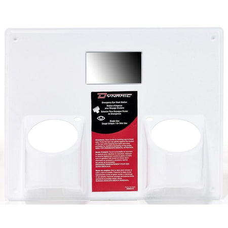 Eye Wash Station Panel Only for Two  500ml (16 oz) Bottles