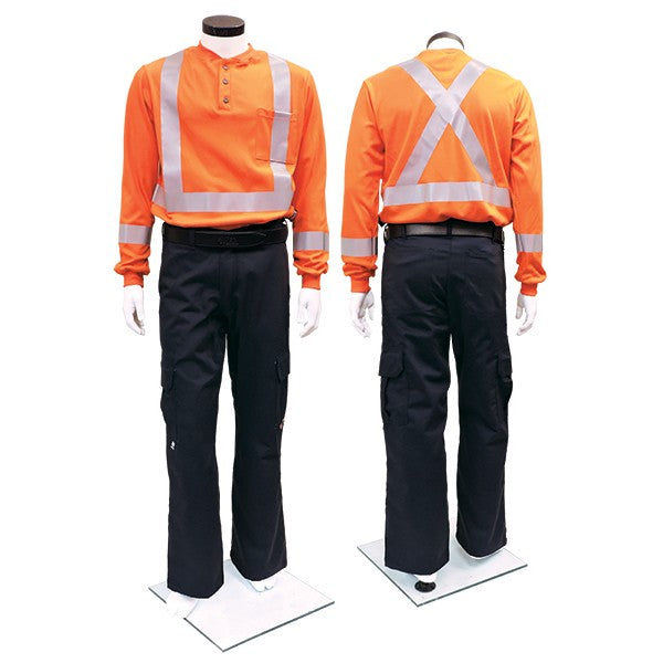 IFR Workwear UltraSoft Henley Long Sleeve - Style 661