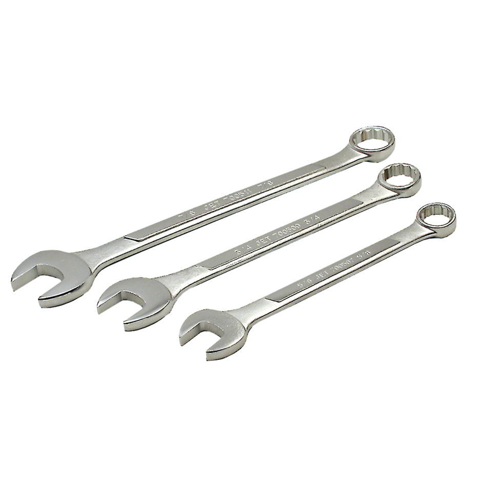 Jet Chrome Vanadium Steel SAE Combination Wrenches