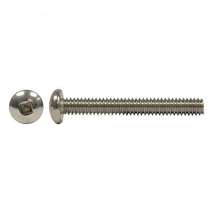 Round Head Robertson (Square) Drive Machine Screws Stainless Steel