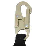 Peakworks SA-5402 Shock Absorbing Single Leg Lanyard with Snap & Form Hooks